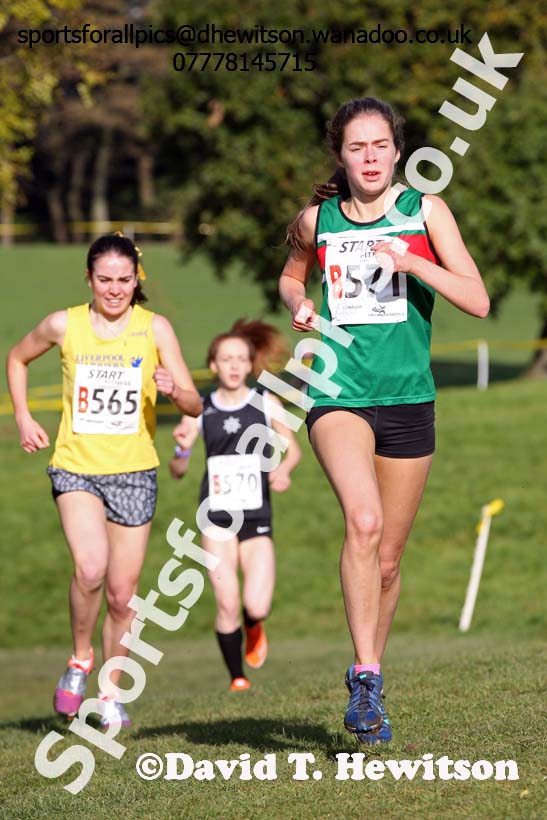 Womens under-17s Northern Cross Country Relays. Photo: David T. Hewitson/Sports for All Pics